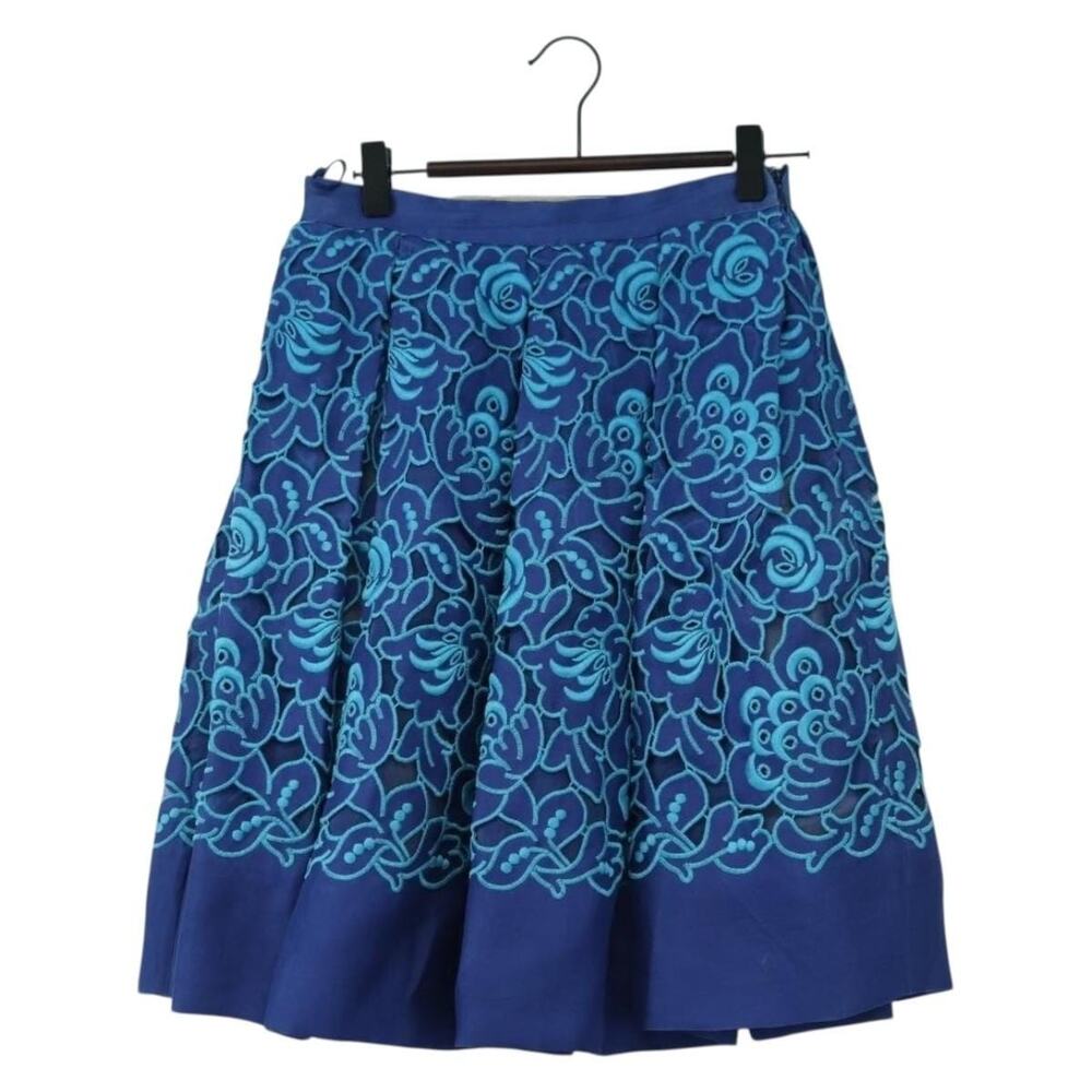 Prada Silk Skirt Blue